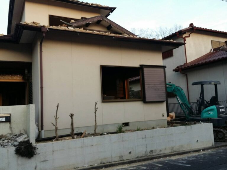 愛知県尾張旭市　解体建物：木造戸建て